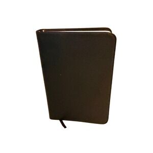 The Living Bible Paraphrased Tyndale Black Bonded Leather Gold Lettering Bible